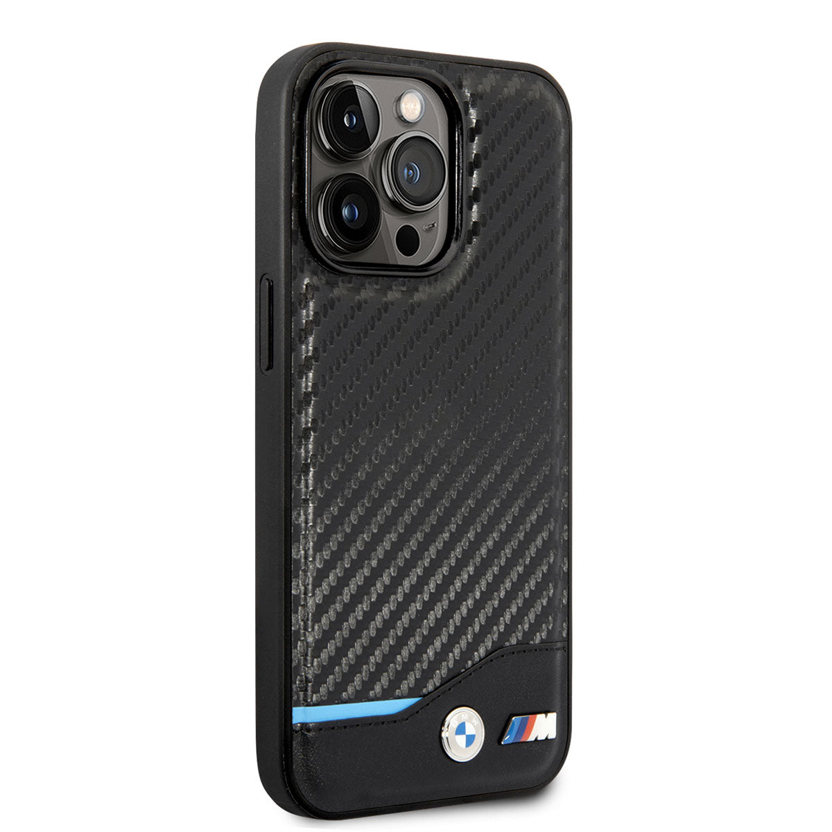 iPhone 14 Pro Kılıf BMW PU Deri Ve Karbon Dizayn Kapak