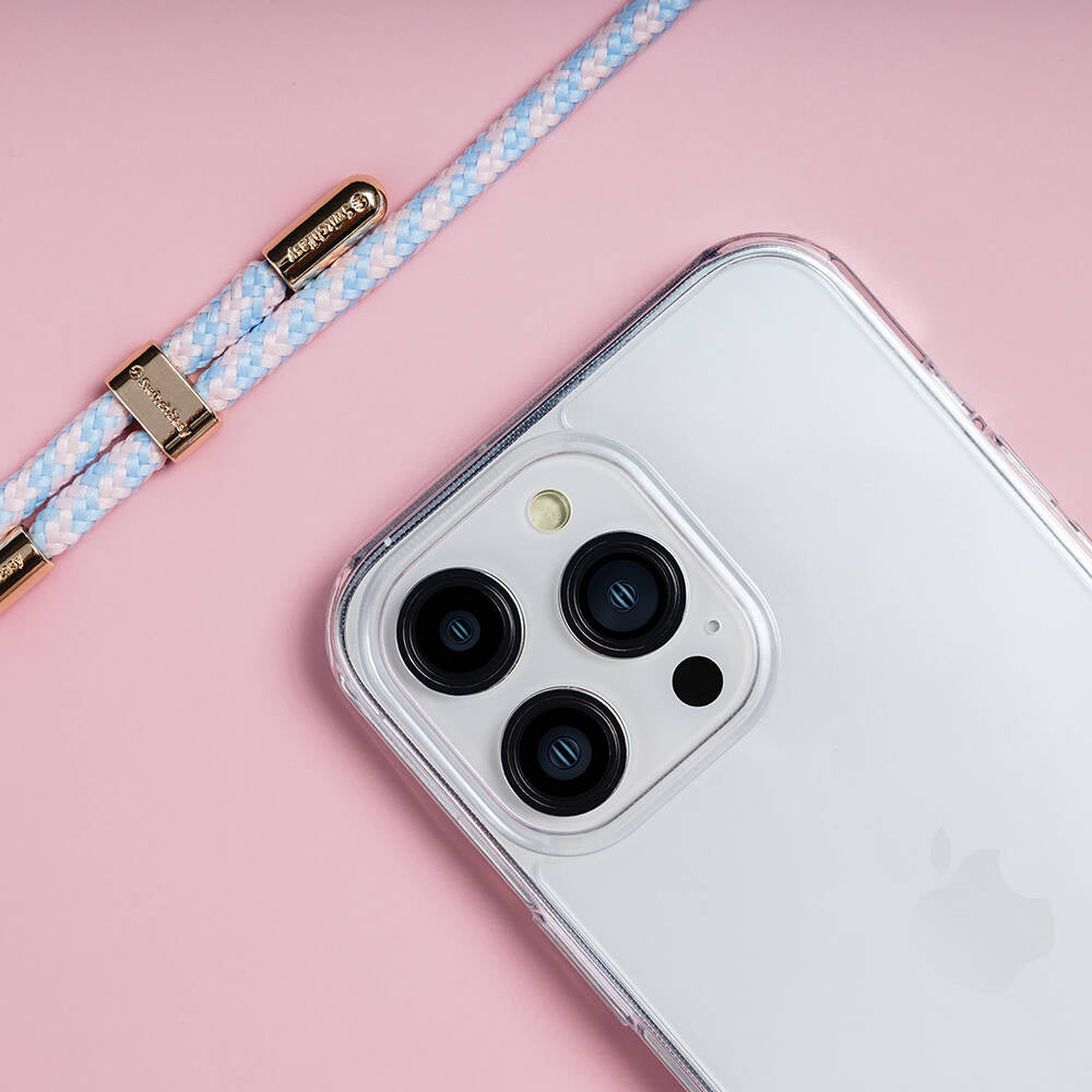 iPhone 14 Pro Kılıf Boyun Askılı Şok Önleyicili Şeffaf Lisanslı Switcheasy Play Kapak