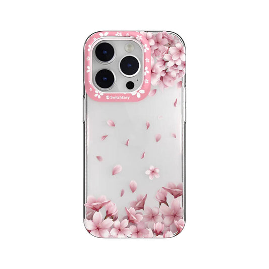 iPhone 14 Pro Kılıf Çift IMD Baskılı Lisanslı Switcheasy Artist Sakura Kapak
