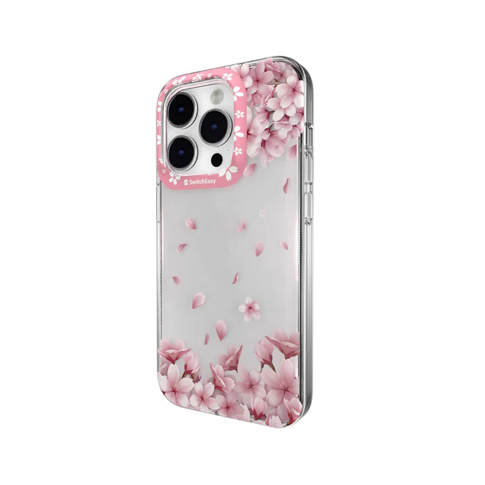 iPhone 14 Pro Kılıf Çift IMD Baskılı Lisanslı Switcheasy Artist Sakura Kapak