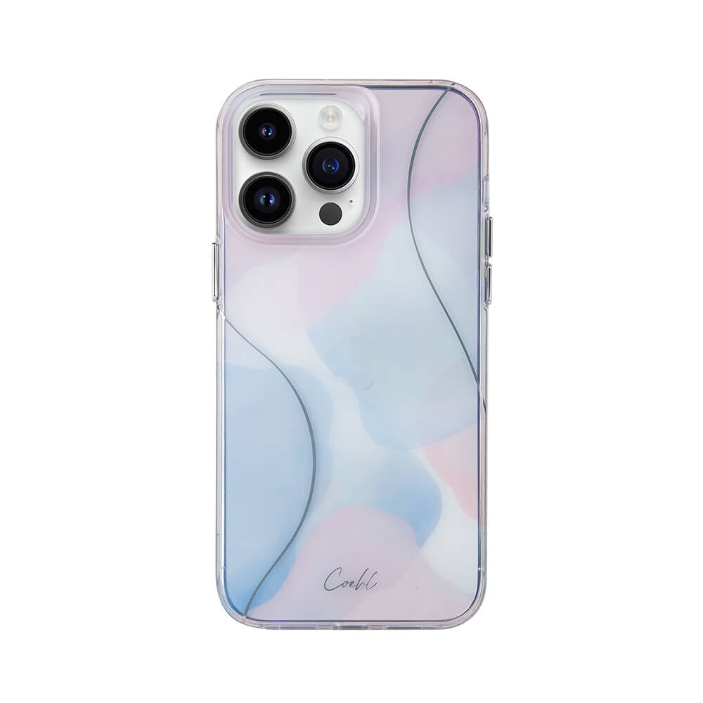 iPhone 14 Pro Kılıf Dalgalı Çizgi Desenli Coehl Palette Kapak