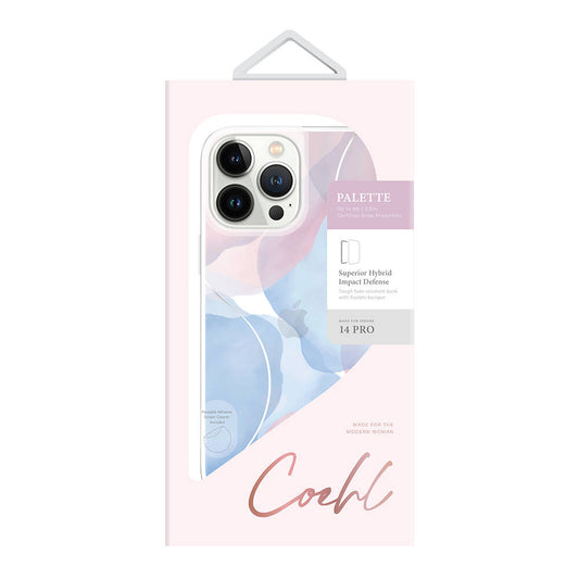 iPhone 14 Pro Kılıf Dalgalı Çizgi Desenli Coehl Palette Kapak