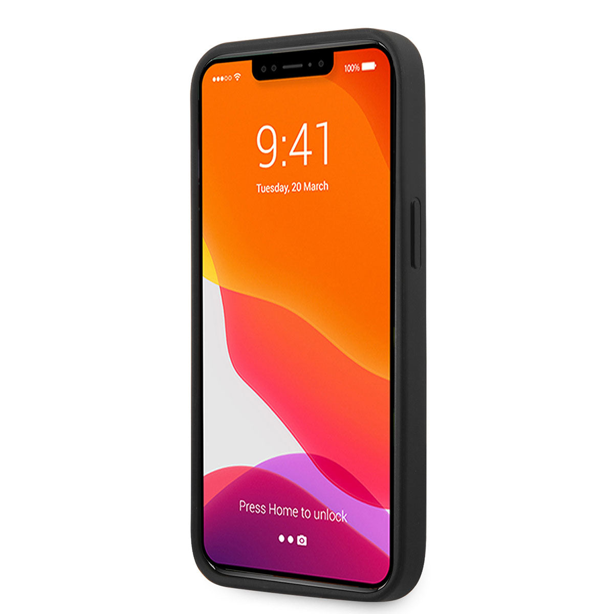 iPhone 14 Pro Kılıf Ferrari PU Deri Ve Karbon Dizayn Kapak