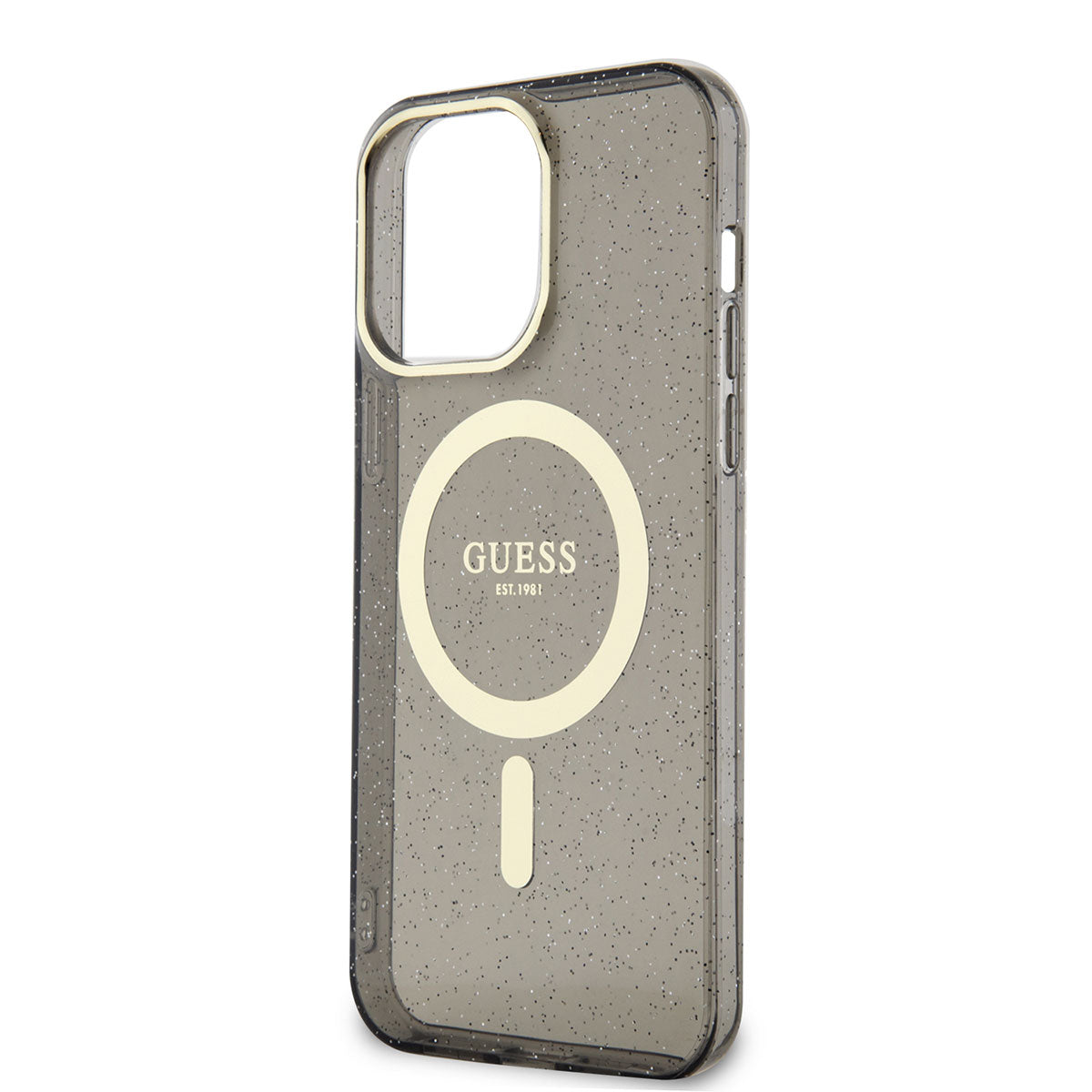 iPhone 14 Pro Kılıf GUESS M-safe Şarj Özellikli Glitter Kapak