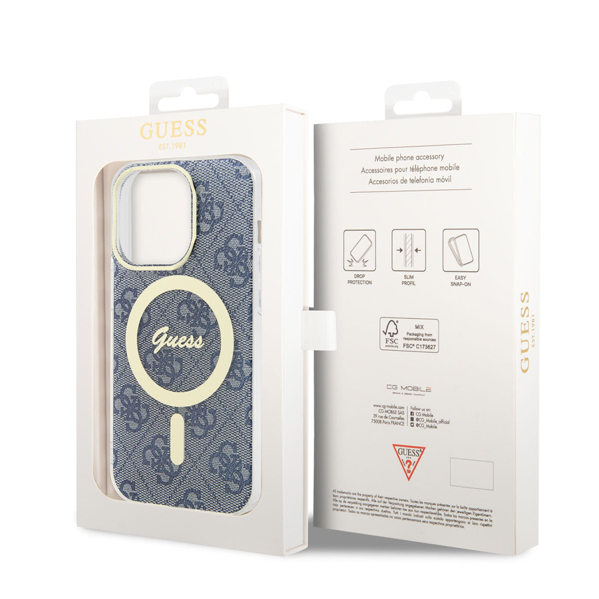 iPhone 14 Pro Kılıf GUESS M-safe Şarj Özellikli Kapak