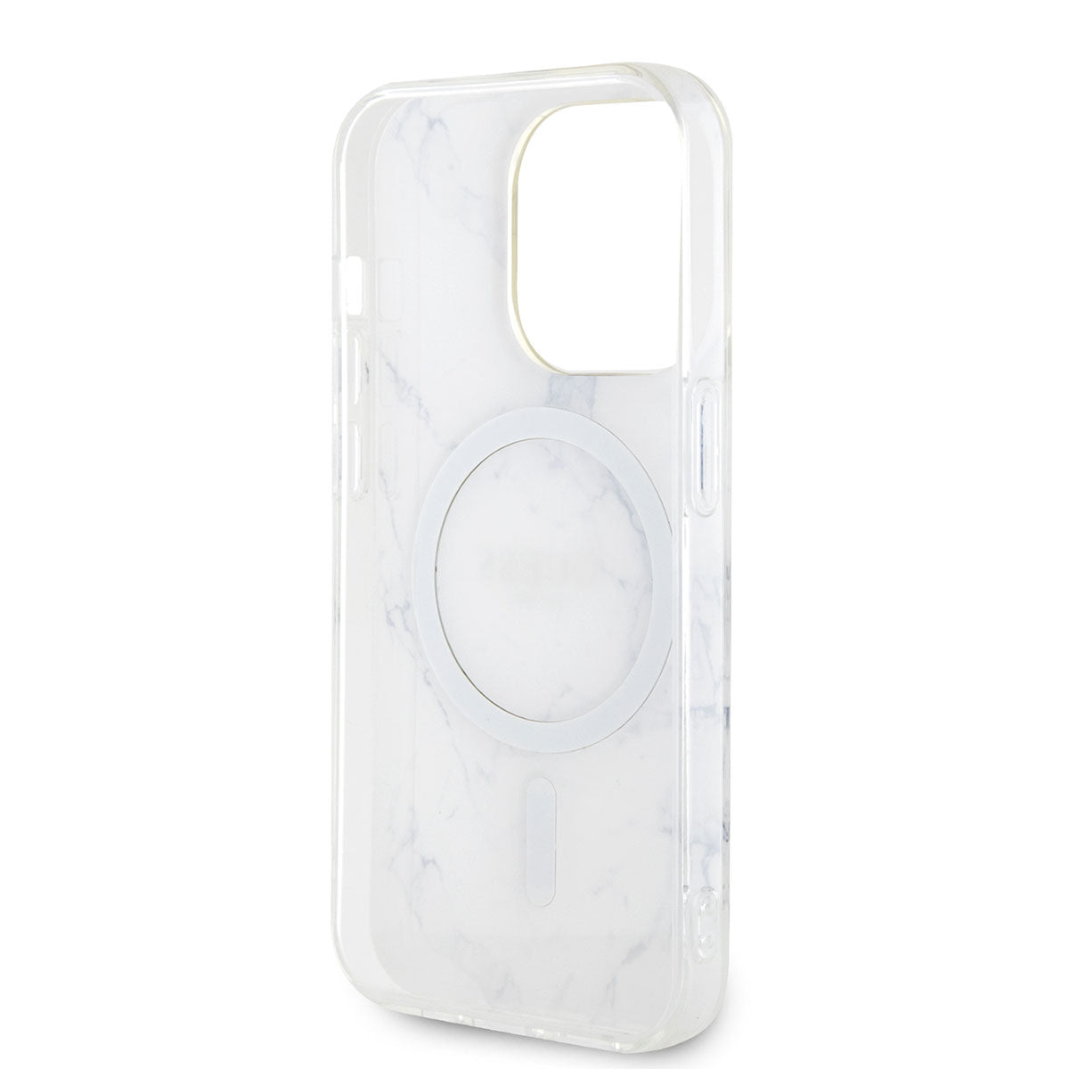 iPhone 14 Pro Kılıf GUESS M-safe Şarj Özellikli Mermer Desenli Kapak