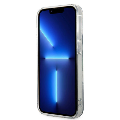 iPhone 14 Pro Kılıf GUESS M-safe Şarj Özellikli Yaprak Desenli M-safe Şarj Kablolu Kapak