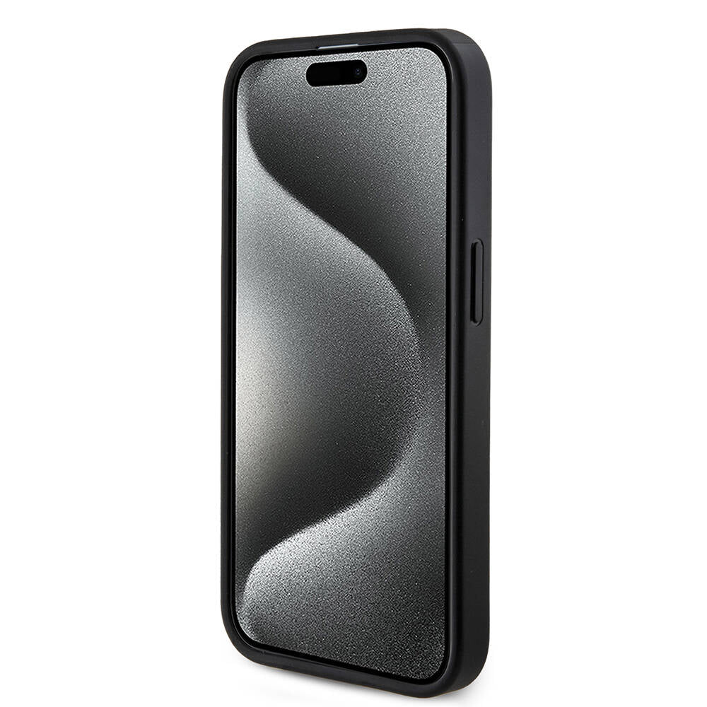 iPhone 14 Pro Kılıf Guess Orjinal Lisanslı M-safe Şarj Özellikli PU Halkalı 4G Desenli Yazı Logolu Kapak