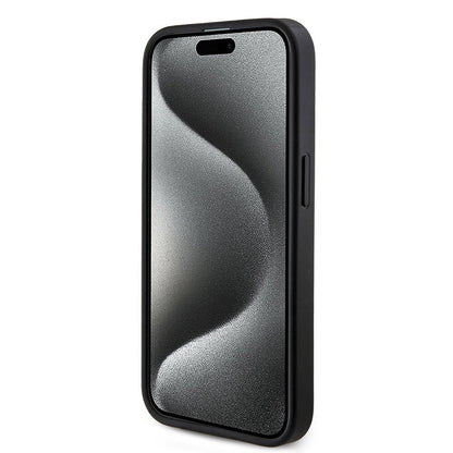 iPhone 14 Pro Kılıf Guess Orjinal Lisanslı M-safe Şarj Özellikli PU Halkalı 4G Desenli Yazı Logolu Kapak