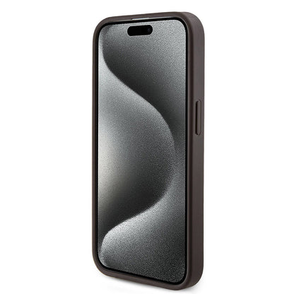 iPhone 14 Pro Kılıf Guess Orjinal Lisanslı M-safe Şarj Özellikli PU Halkalı 4G Desenli Yazı Logolu Kapak