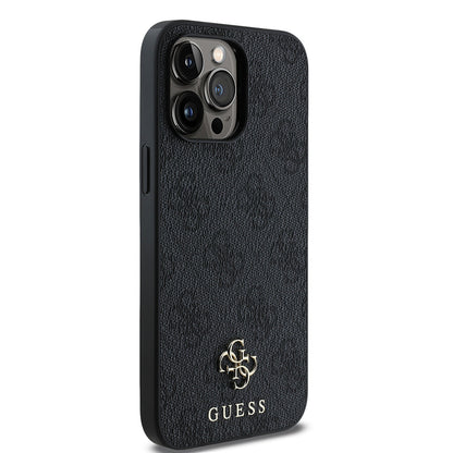 iPhone 14 Pro Kılıf Guess Orjinal Lisanslı M-safe Şarj Özellikli Small 4G Classic Kapak