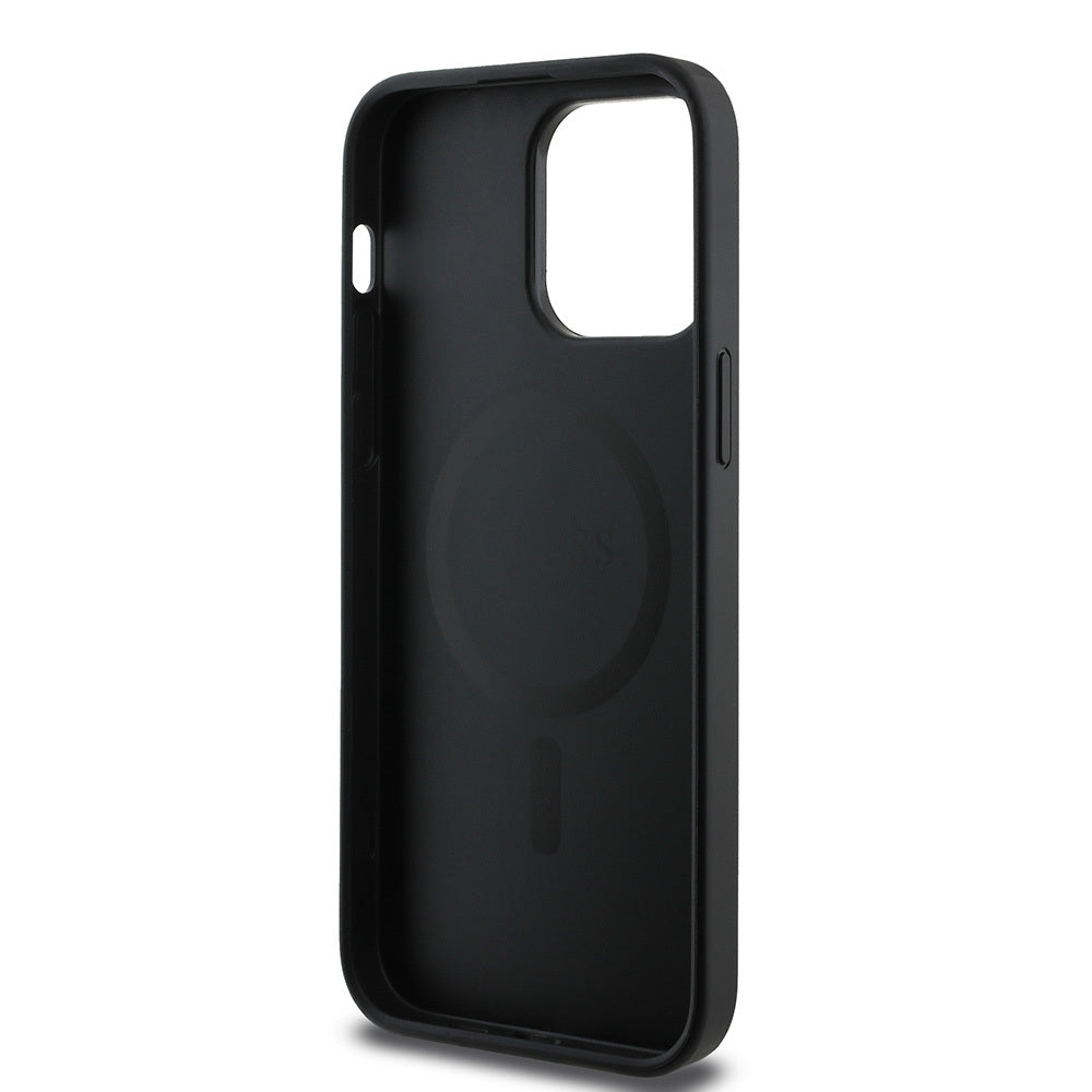 iPhone 14 Pro Kılıf Guess Orjinal Lisanslı M-safe Şarj Özellikli Small 4G Classic Kapak