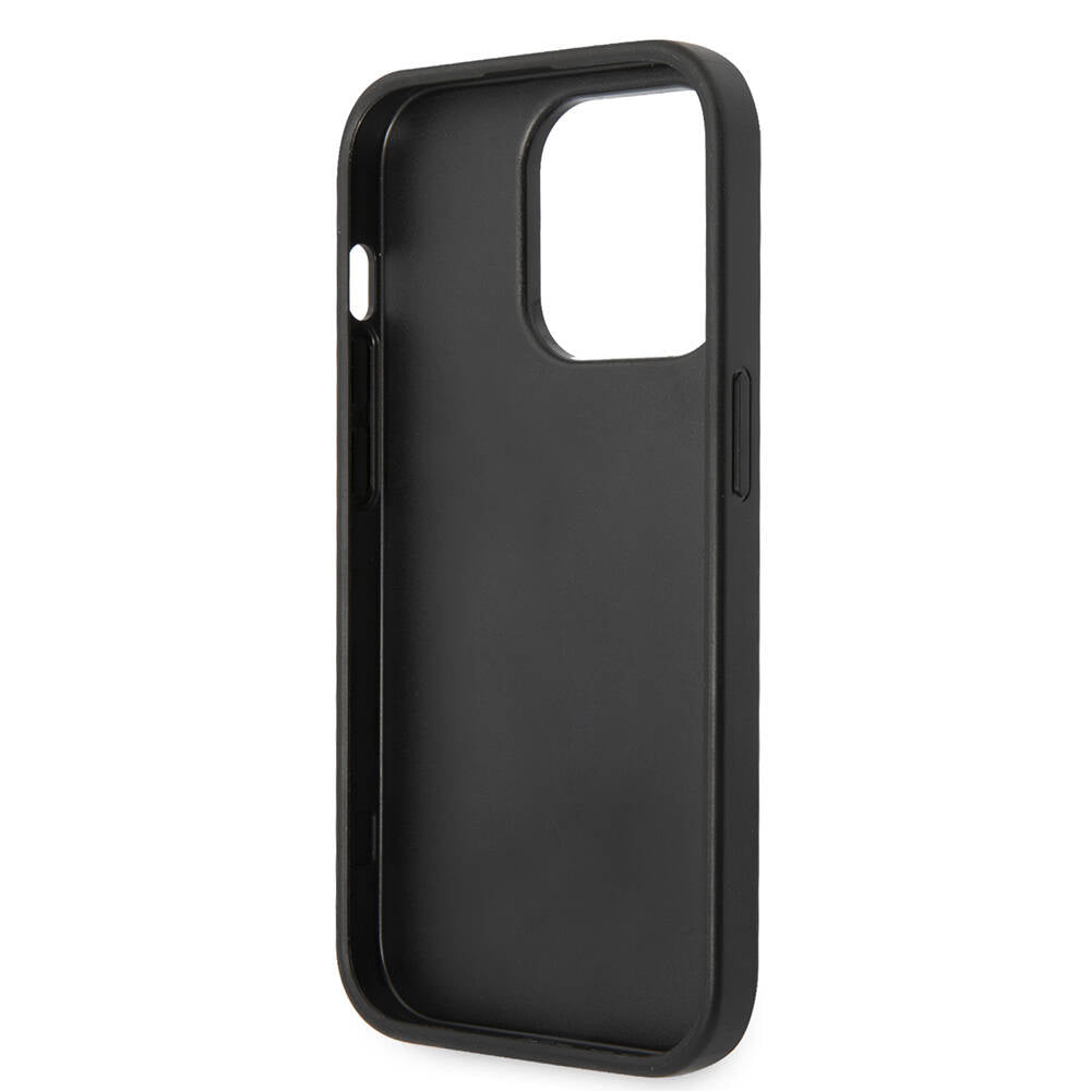 iPhone 14 Pro Kılıf Guess PU Deri Büyük Metal Logo Dizaynlı Kapak
