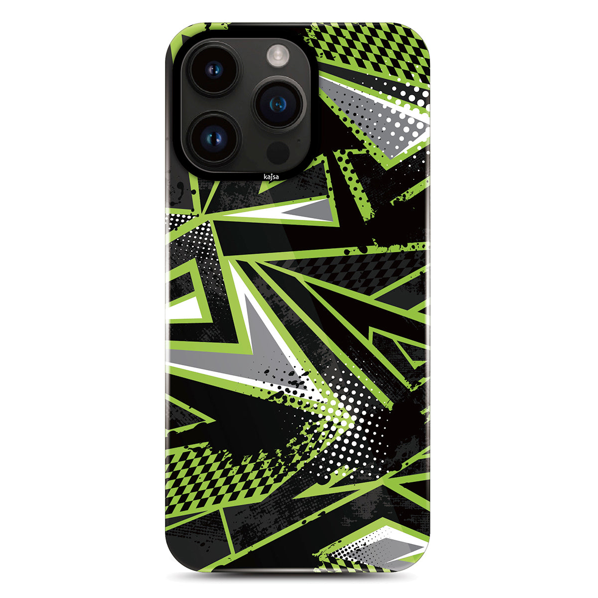 iPhone 14 Pro Kılıf HD Desenli Kajsa Shield Plus Grafiti Serisi Kapak