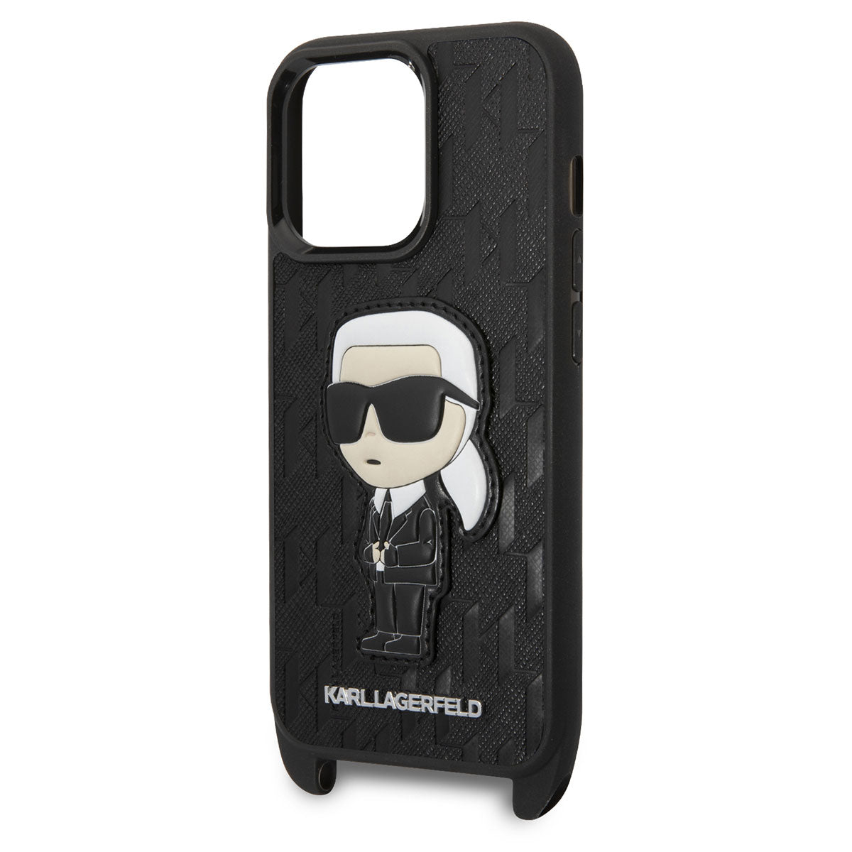 iPhone 14 Pro Kılıf Karl Lagerfeld Boyun Askılı Karl Dizayn Kapak