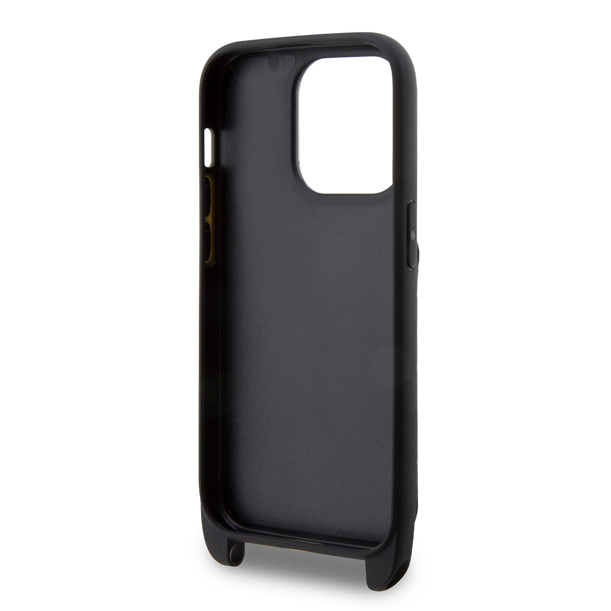iPhone 14 Pro Kılıf Karl Lagerfeld Boyun Askılı Kartlıklı Karl Dizayn Kapak