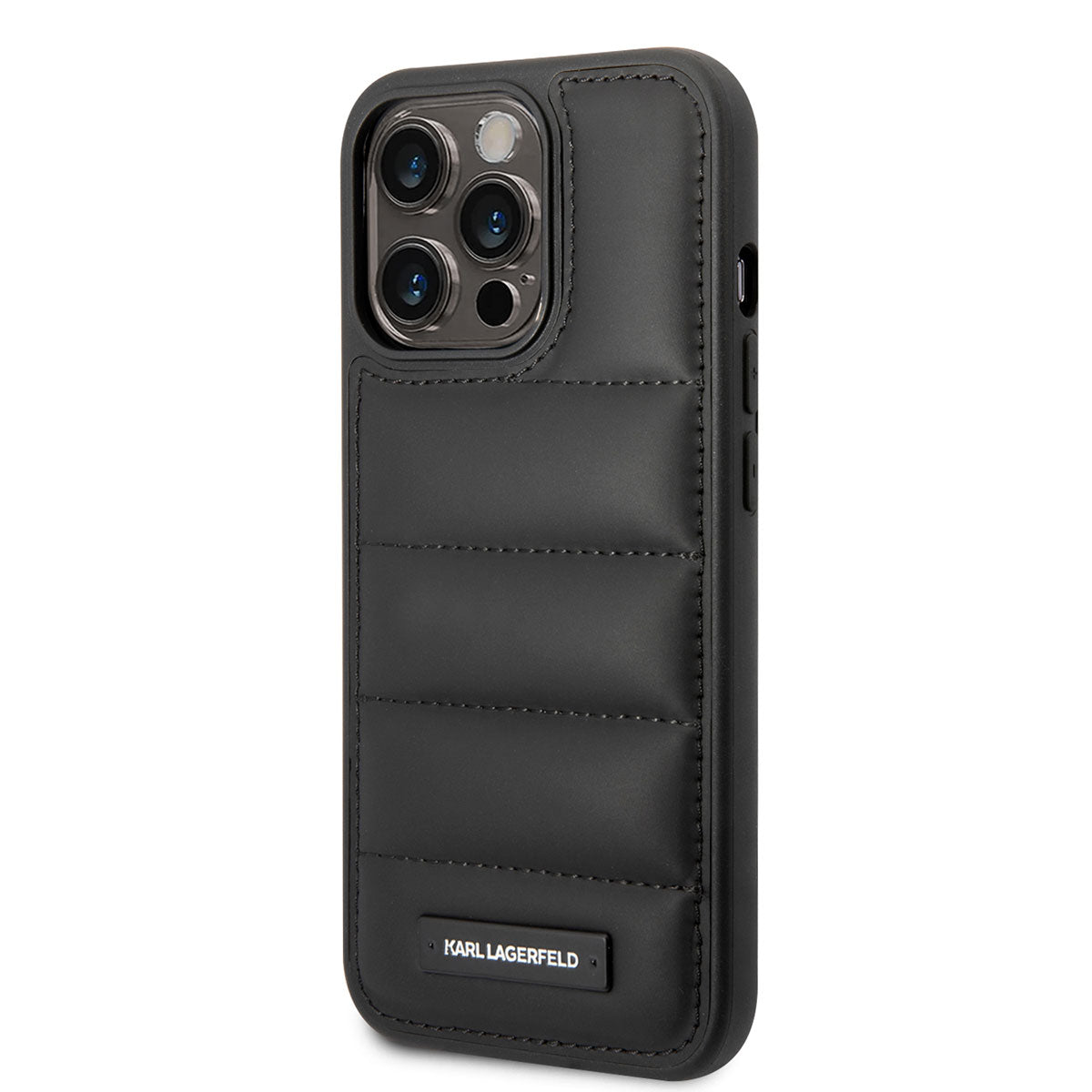 iPhone 14 Pro Kılıf Karl Lagerfeld Nylon Puffy Airbag Dizayn Kapak