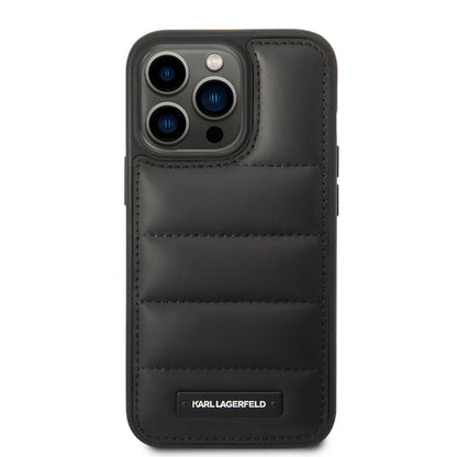 iPhone 14 Pro Kılıf Karl Lagerfeld Nylon Puffy Airbag Dizayn Kapak