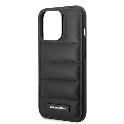 iPhone 14 Pro Kılıf Karl Lagerfeld Nylon Puffy Airbag Dizayn Kapak