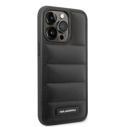 iPhone 14 Pro Kılıf Karl Lagerfeld Nylon Puffy Airbag Dizayn Kapak