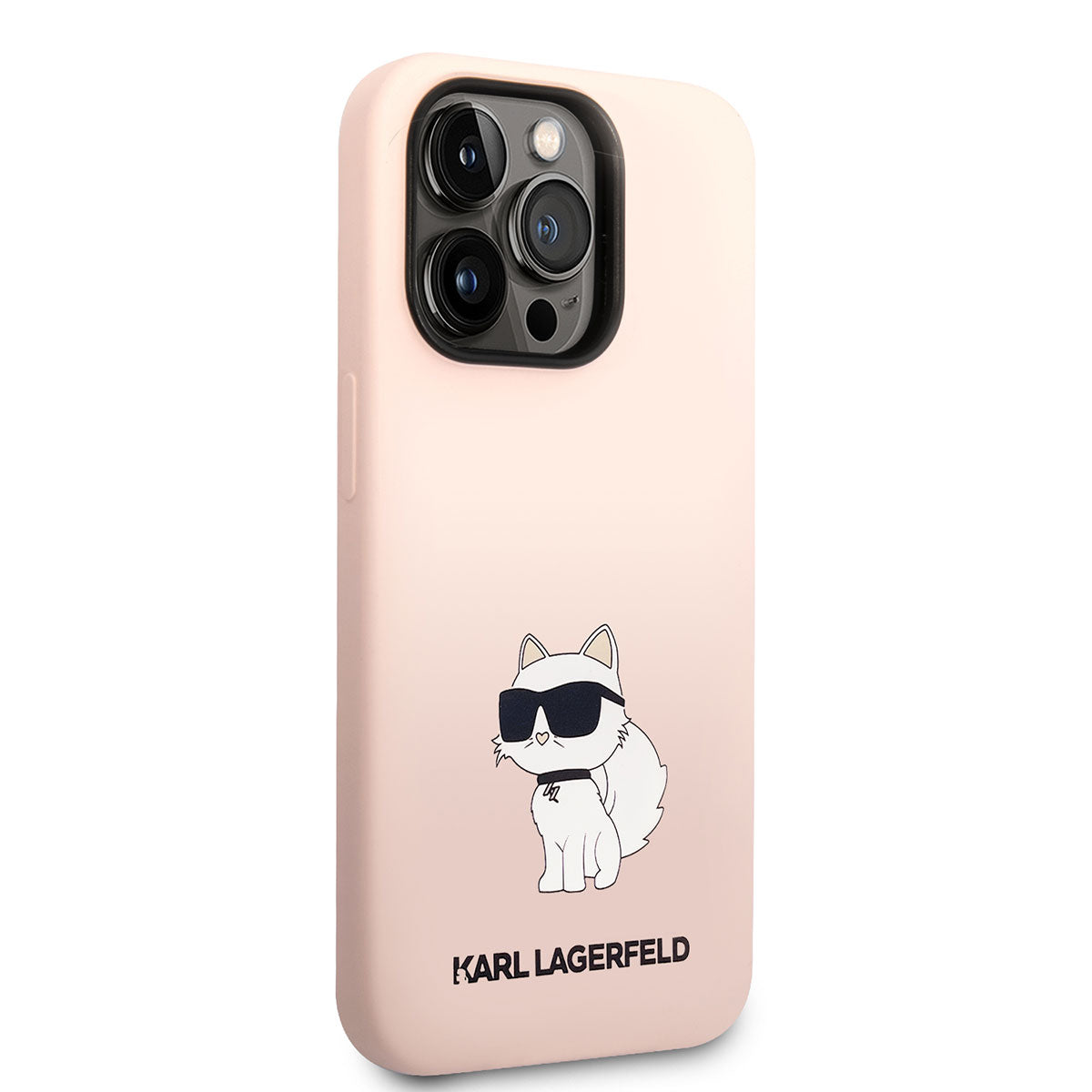 iPhone 14 Pro Kılıf Karl Lagerfeld Silikon Choupette Dizayn Kapak