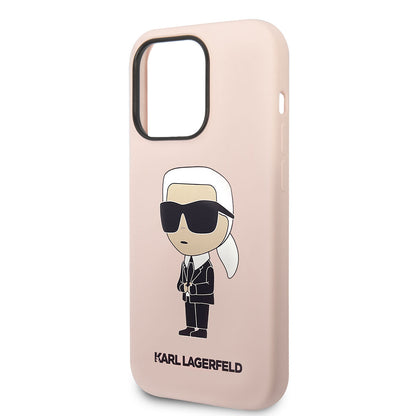 iPhone 14 Pro Kılıf Karl Lagerfeld Silikon Karl Dizayn Kapak