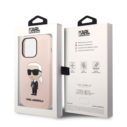 iPhone 14 Pro Kılıf Karl Lagerfeld Silikon Karl Dizayn Kapak