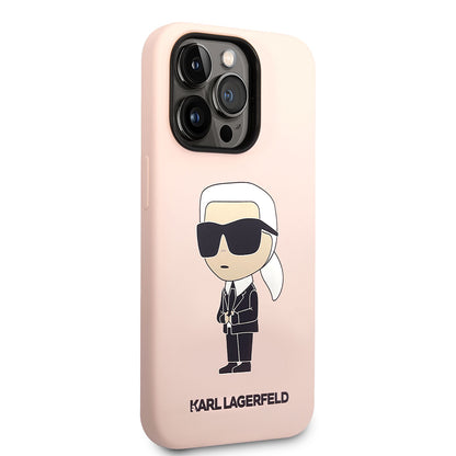 iPhone 14 Pro Kılıf Karl Lagerfeld Silikon Karl Dizayn Kapak