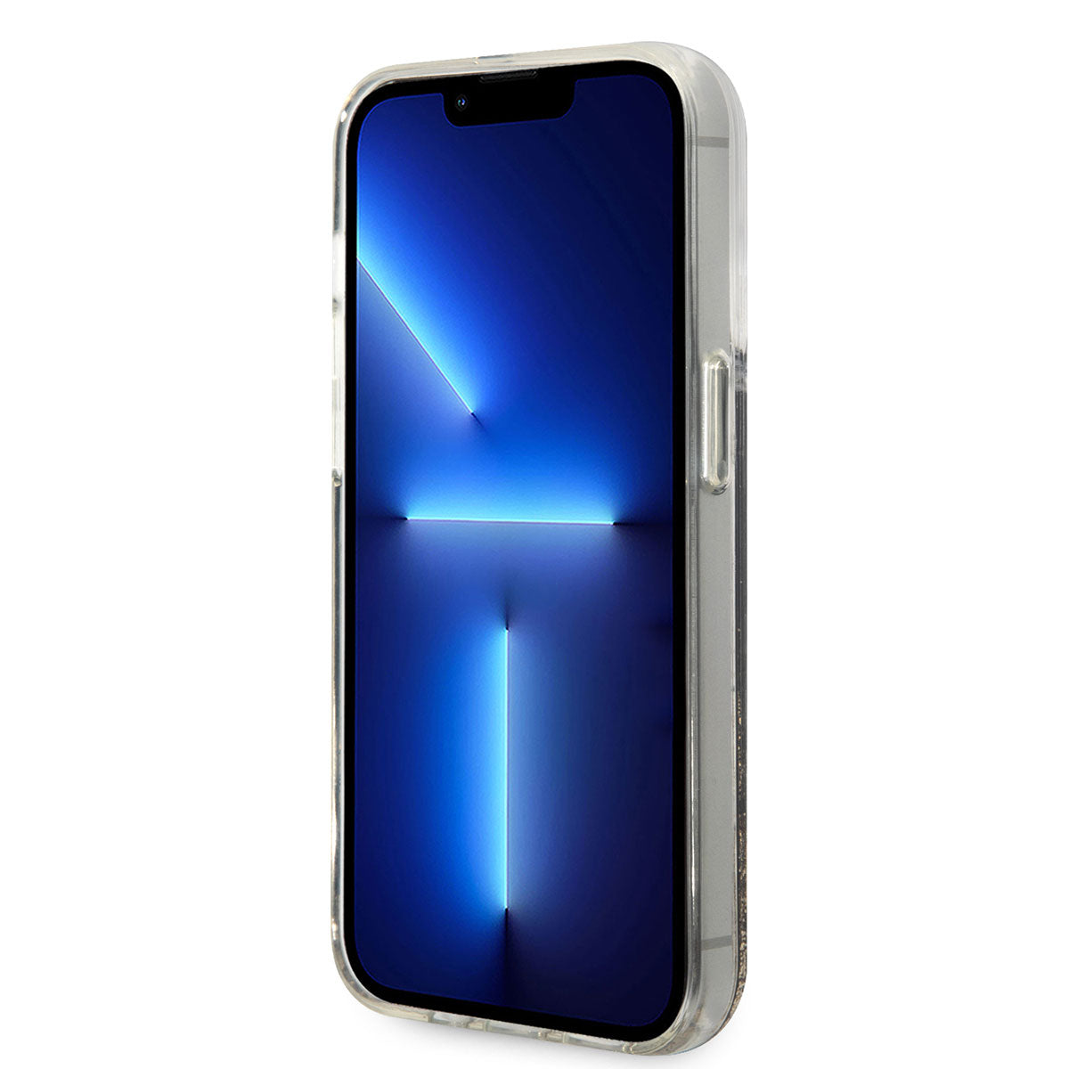 iPhone 14 Pro Kılıf Karl Lagerfeld Sıvılı Simli Gatsby Dizayn Kapak