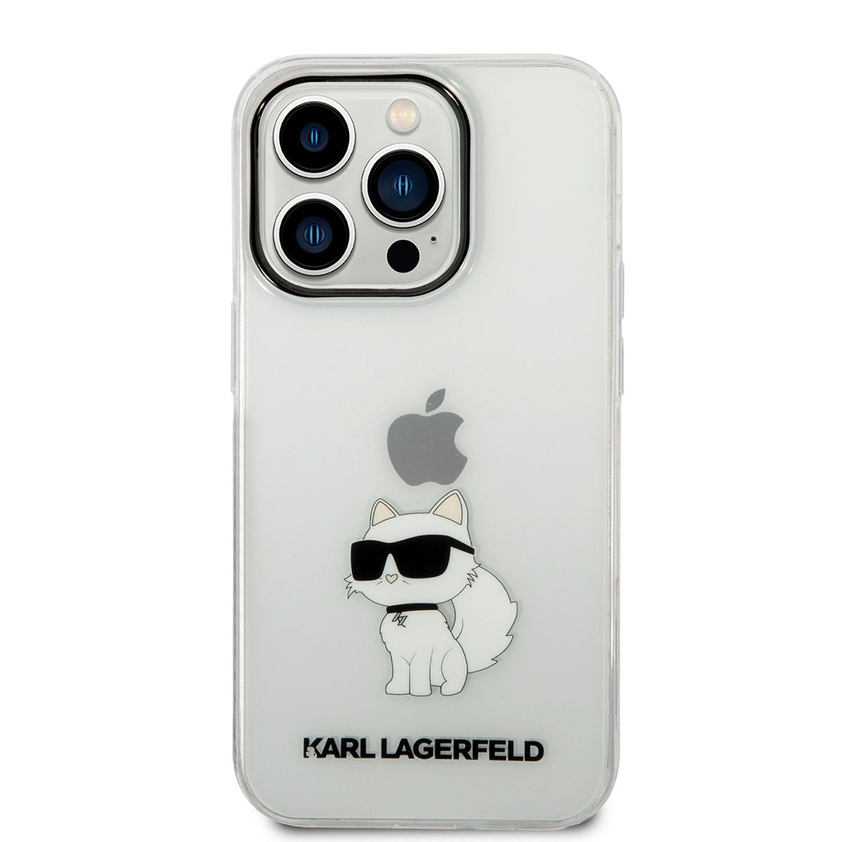 iPhone 14 Pro Kılıf Karl Lagerfeld Transparan Choupette Dizayn Kapak