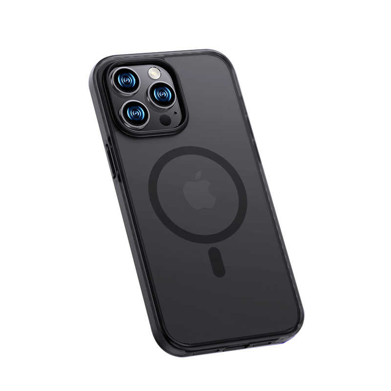 iPhone 14 Pro Kılıf Kenarları Silikon Airbagli Mat Arka Yüzey Benks Icesand Kapak