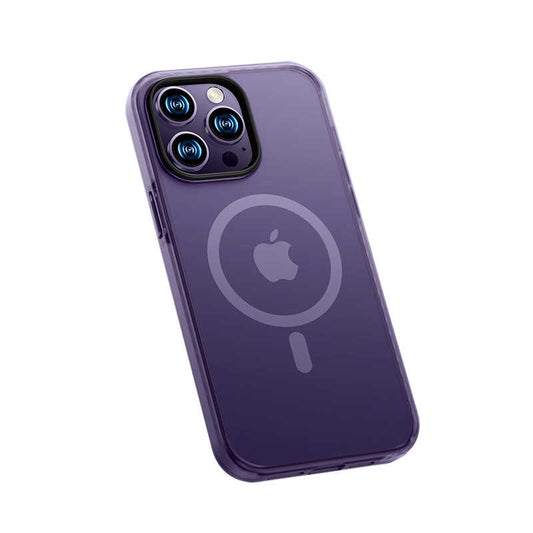 iPhone 14 Pro Kılıf Kenarları Silikon Airbagli Mat Arka Yüzey Benks Icesand Kapak