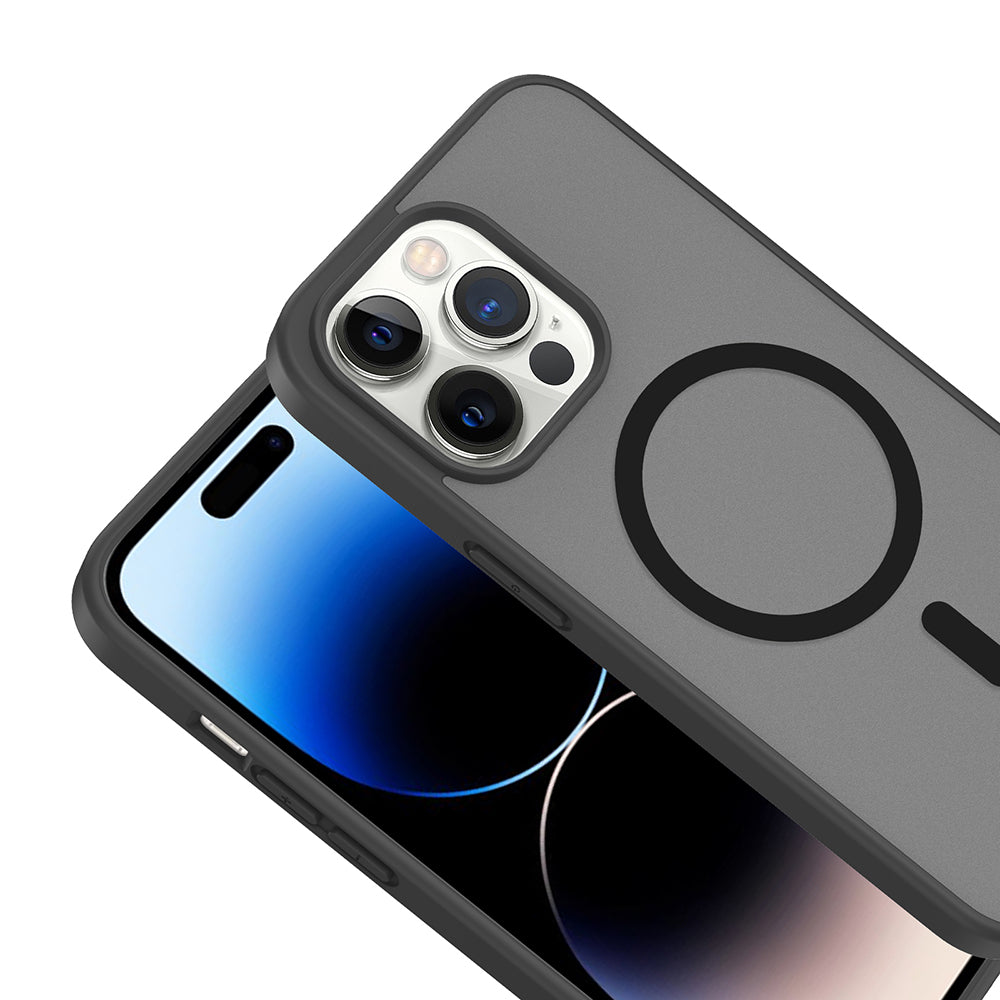 Apple iPhone 14 Pro Kılıf M-safe Şarj Özellikli Zore Babet Kapak