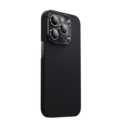 iPhone 14 Pro Kılıf M-safe Özellikli Karbon Fiber Benks 600D Essential Kevlar Kapak