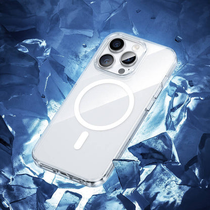 iPhone 14 Pro Kılıf M-safe Şarj Özellikli Benks 1.8mm Ultra İnce Şeffaf Kapak