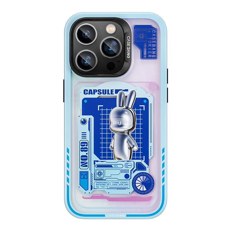 iPhone 14 Pro Kılıf M-safe Şarj Özellikli Benks Casebang Rabbit Kapak
