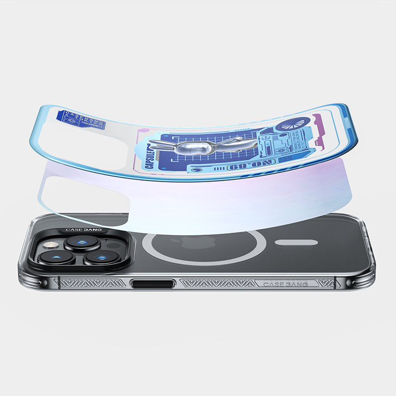 iPhone 14 Pro Kılıf M-safe Şarj Özellikli Benks Casebang Rabbit Kapak