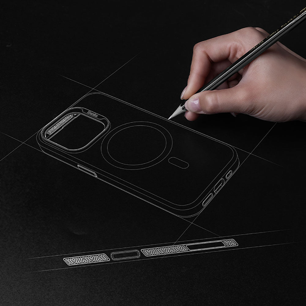 iPhone 14 Pro Kılıf M-safe Şarj Özellikli Benks Lucid Armor Kapak
