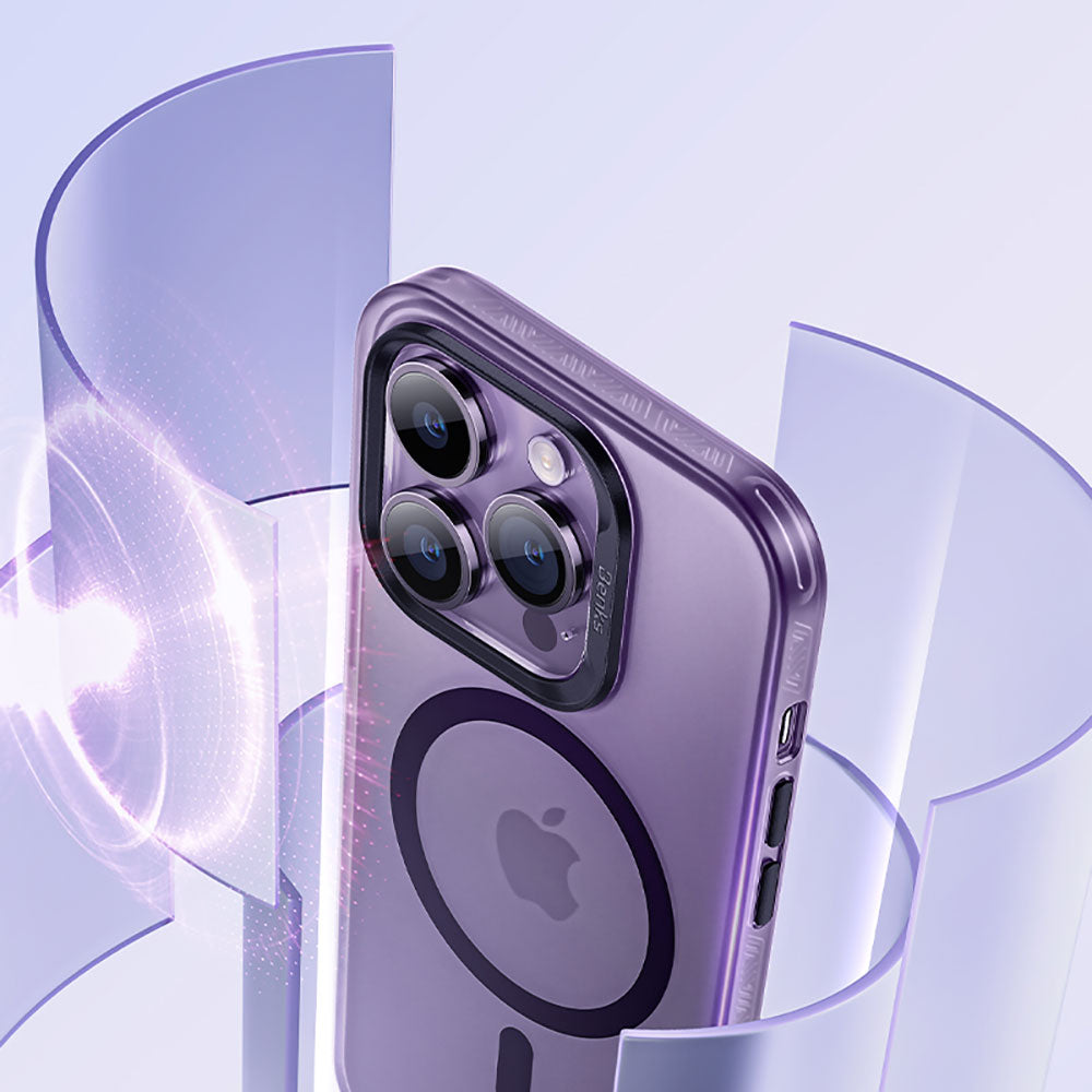 iPhone 14 Pro Kılıf M-safe Şarj Özellikli Benks Lucid Armor Kapak