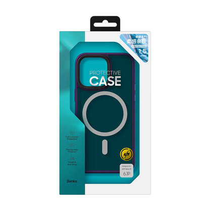 iPhone 14 Pro Kılıf M-safe Şarj Özellikli Benks Mist Hybrid Kapak