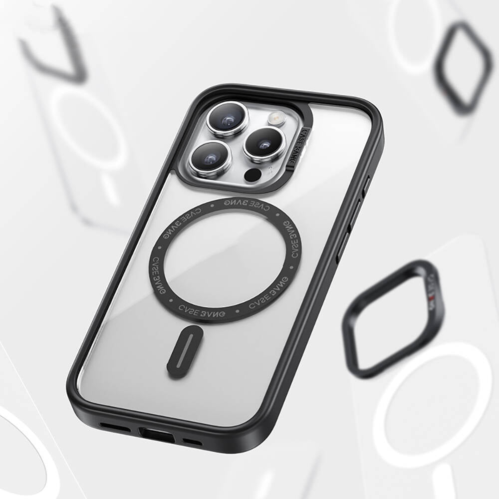 iPhone 14 Pro Kılıf M-safe Şarj Özellikli Casebang Body Frame Kapak