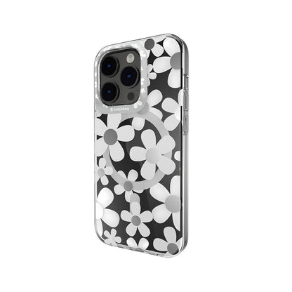 iPhone 14 Pro Kılıf M-safe Şarj Özellikli Çift IMD Baskılı Lisanslı Switcheasy Artist-M Fleur Kapak