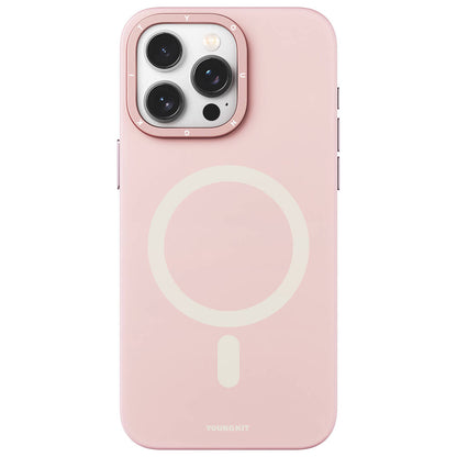iPhone 14 Pro Kılıf M-safe Şarj Özellikli Çizilmeye ve Aşınmaya Dayanıklı Youngkit Velvet Serisi Kapak