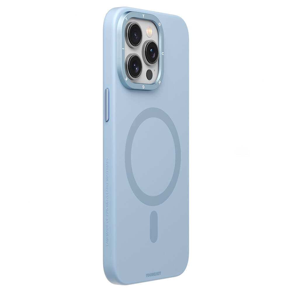 iPhone 14 Pro Kılıf M-safe Şarj Özellikli Çizilmeye ve Aşınmaya Dayanıklı Youngkit Velvet Serisi Kapak