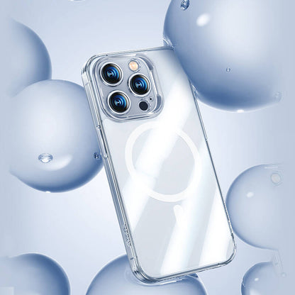 iPhone 14 Pro Kılıf M-safe Şarj Özellikli Kamera Korumalı Benks Corning Glass Serisi Kapak