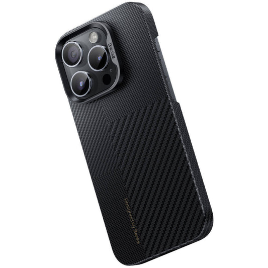 iPhone 14 Pro Kılıf M-safe Şarj Özellikli Karbon Fiber Benks Montage ArmorAir Kevlar Kapak