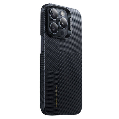 iPhone 14 Pro Kılıf M-safe Şarj Özellikli Karbon Fiber Benks Montage ArmorAir Kevlar Kapak