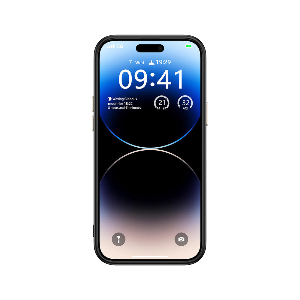 Apple iPhone 14 Pro Kılıf M-safe Şarj Özellikli Karbon Fiber Görünümlü Zore Antina Kapak