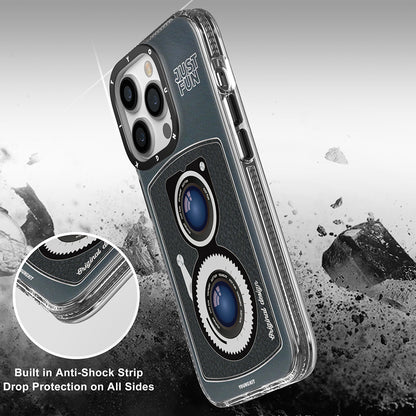 iPhone 14 Pro Kılıf M-safe Şarj Özellikli Lens Figürlü YoungKit Art Film Serisi Kapak