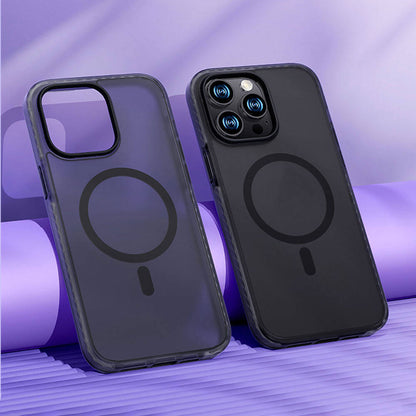 iPhone 14 Pro Kılıf M-safe Şarj Özellikli Mat Arka Yüzey Benks Drop Resistance Kapak